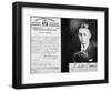 Prohibition Agent Id Card of Eliot Ness (1903-57) Dated 20th May, 1927 (Litho)-American-Framed Premium Giclee Print