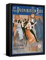 Prohibition Ball 1918-null-Framed Stretched Canvas