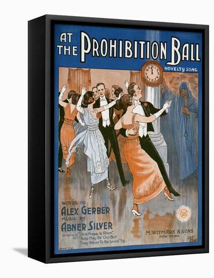 Prohibition Ball 1918-null-Framed Stretched Canvas