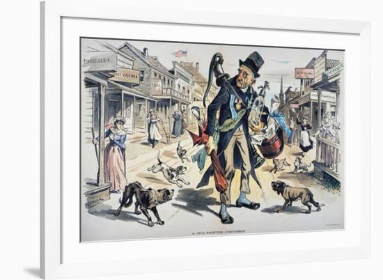 Prohibition  Cartoon, 1889-Joseph Keppler-Framed Giclee Print