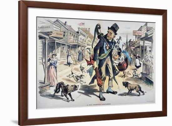 Prohibition  Cartoon, 1889-Joseph Keppler-Framed Giclee Print