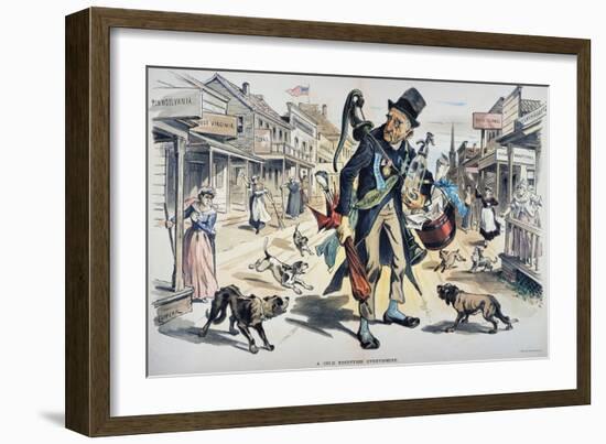 Prohibition  Cartoon, 1889-Joseph Keppler-Framed Giclee Print