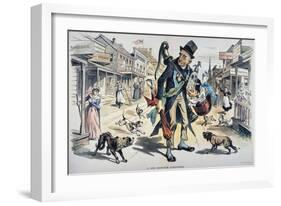 Prohibition  Cartoon, 1889-Joseph Keppler-Framed Giclee Print