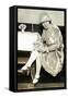 Prohibition, Flapper Flask Fashion-Science Source-Framed Stretched Canvas