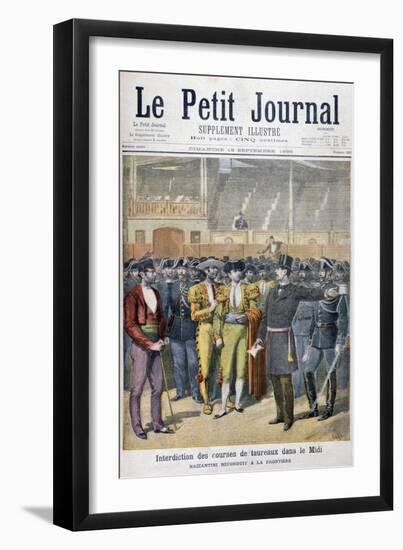 Prohibition of Bullfighting in the South of France, 1895-Henri Meyer-Framed Giclee Print