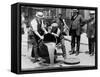 Prohibition Raid, New York City-null-Framed Stretched Canvas