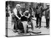 Prohibition Raid, New York City-null-Stretched Canvas