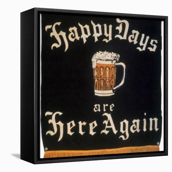 Prohibition: Repeal, C1933-null-Framed Stretched Canvas