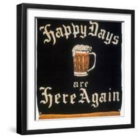 Prohibition: Repeal, C1933-null-Framed Giclee Print