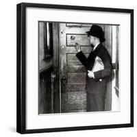 Prohibition, Speakeasy Peephole, 1930's-Science Source-Framed Giclee Print