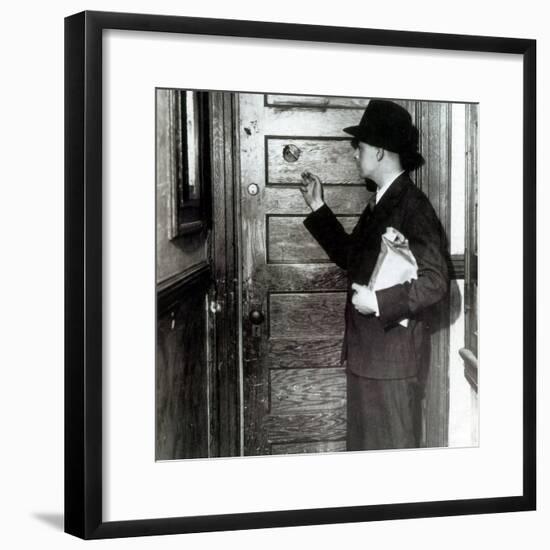 Prohibition, Speakeasy Peephole, 1930's-Science Source-Framed Giclee Print