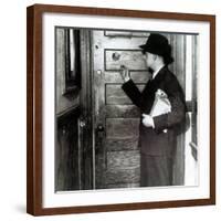 Prohibition, Speakeasy Peephole, 1930's-Science Source-Framed Giclee Print