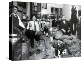 Prohibition, Texas Bootlegger Booty, 1920s-Science Source-Stretched Canvas