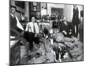 Prohibition, Texas Bootlegger Booty, 1920s-Science Source-Mounted Giclee Print