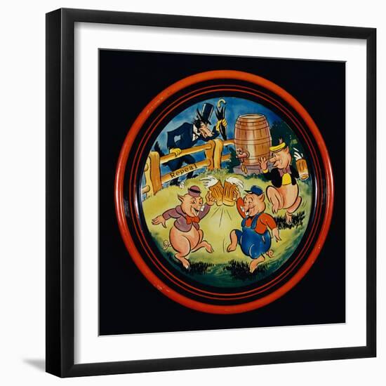 Prohibition Tin Tray-David J. Frent-Framed Photographic Print