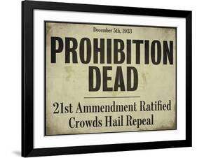 Prohibition-null-Framed Giclee Print