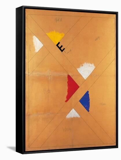 Project for a Poster-Theo Van Doesburg-Framed Stretched Canvas