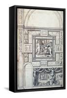 Project for a Wall Decoration of a Vault, 16th Century-Perino Del Vaga-Framed Stretched Canvas