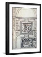 Project for a Wall Decoration of a Vault, 16th Century-Perino Del Vaga-Framed Giclee Print