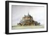 Project for Restoration of Mont Saint-Michel, March 1875-Edouard-jules Corroyer-Framed Giclee Print