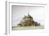 Project for Restoration of Mont Saint-Michel, March 1875-Edouard-jules Corroyer-Framed Giclee Print