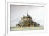 Project for Restoration of Mont Saint-Michel, March 1875-Edouard-jules Corroyer-Framed Giclee Print