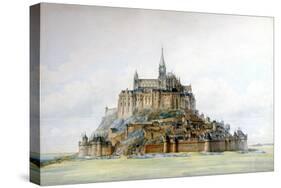 Project for Restoration of Mont Saint-Michel, March 1875-Edouard-jules Corroyer-Stretched Canvas