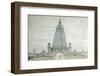 Project for the Eiffel Tower for the Universal Exposition 1900-null-Framed Photographic Print