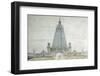 Project for the Eiffel Tower for the Universal Exposition 1900-null-Framed Photographic Print