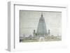 Project for the Eiffel Tower for the Universal Exposition 1900-null-Framed Photographic Print