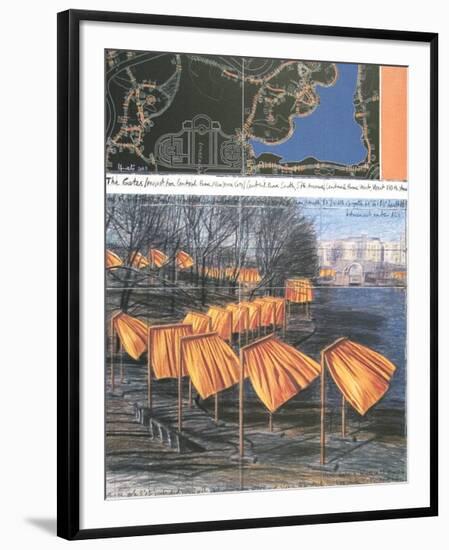 Project for the Gates-Christo-Framed Art Print