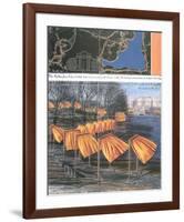 Project for the Gates-Christo-Framed Art Print