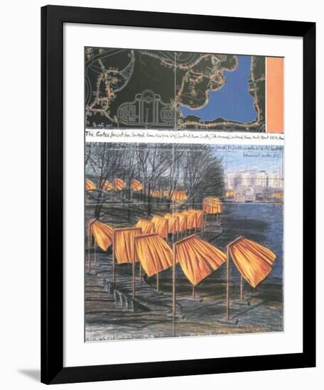 Project for the Gates-Christo-Framed Art Print