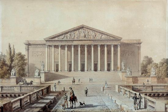 'Project for the National Assembly or Palais Bourbon, Palais Du Corps