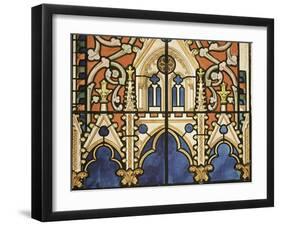 Project for the Windows of the Royal Chapel of Dreux-Eugène Viollet-le-Duc-Framed Giclee Print