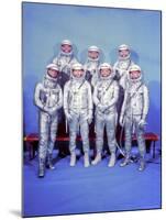 Project Mercury Astronauts in Group Portrait-Ralph Morse-Mounted Premium Photographic Print