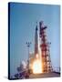 Project Mercury MA-9 Launch, Faith 7 Photograph - Cape Canaveral, FL-Lantern Press-Stretched Canvas