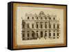 Project of Ducal Palace in Genoa-null-Framed Stretched Canvas