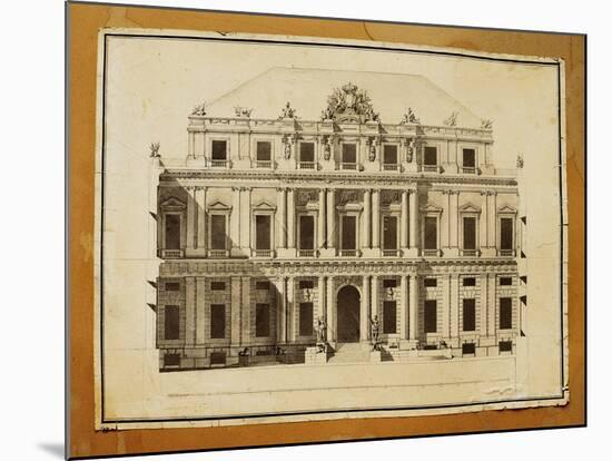 Project of Ducal Palace in Genoa-null-Mounted Giclee Print