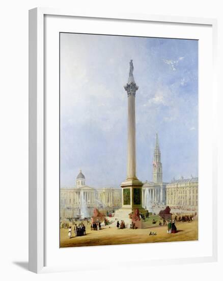 Projected View of Trafalgar Square, 1844-George Henry Andrews-Framed Giclee Print