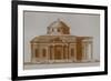 Projest of the Cathedral of St Joseph in Mogilev, C. 1780-Nikolai Alexandrovich Lvov-Framed Giclee Print