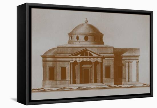 Projest of the Cathedral of St Joseph in Mogilev, C. 1780-Nikolai Alexandrovich Lvov-Framed Stretched Canvas