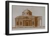 Projest of the Cathedral of St Joseph in Mogilev, C. 1780-Nikolai Alexandrovich Lvov-Framed Giclee Print