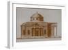 Projest of the Cathedral of St Joseph in Mogilev, C. 1780-Nikolai Alexandrovich Lvov-Framed Giclee Print