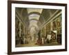 Projet d'aménagement de la Grande Galerie du Louvre en 1796-Hubert Robert-Framed Giclee Print