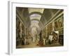Projet d'aménagement de la Grande Galerie du Louvre en 1796-Hubert Robert-Framed Giclee Print
