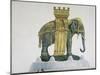 Projet d'éléphant pour la Bastille-Jean Antoine Alavoine-Mounted Giclee Print