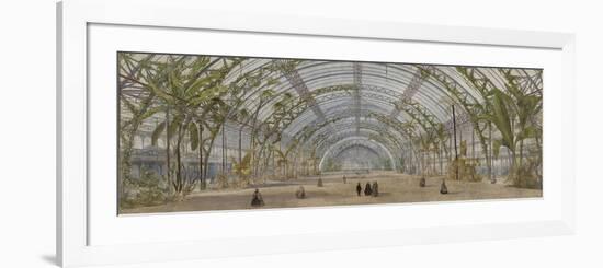 Projet d'un Palais de cristal dans le parc de Saint-Cloud : vue intérieure-Owen Jones-Framed Giclee Print