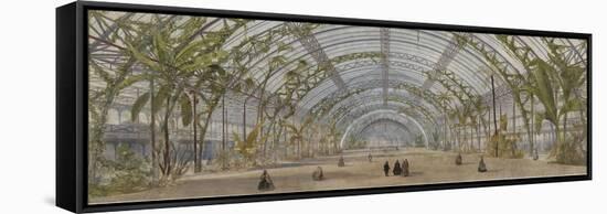 Projet d'un Palais de cristal dans le parc de Saint-Cloud : vue intérieure-Owen Jones-Framed Stretched Canvas