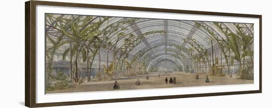 Projet d'un Palais de cristal dans le parc de Saint-Cloud : vue intérieure-Owen Jones-Framed Premium Giclee Print